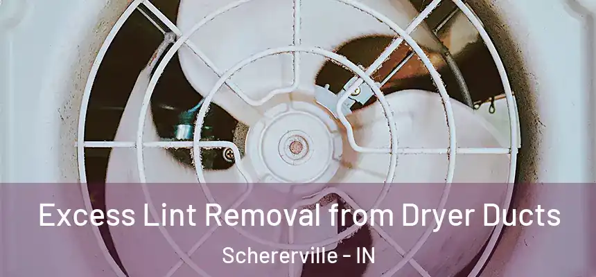 Excess Lint Removal from Dryer Ducts Schererville - IN